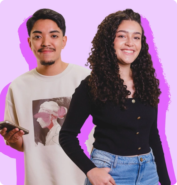 Eduardo Takeo e Maria Clara - Estagiários Vivo